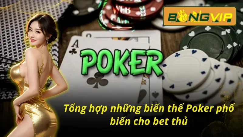 Tham Gia Đấu Trí Poker Bongvip Phá Vỡ Giới Hạn Của Bet Thủ 5 Các biến thể Poker Bongvip ưa chuộng trong thời gian qua